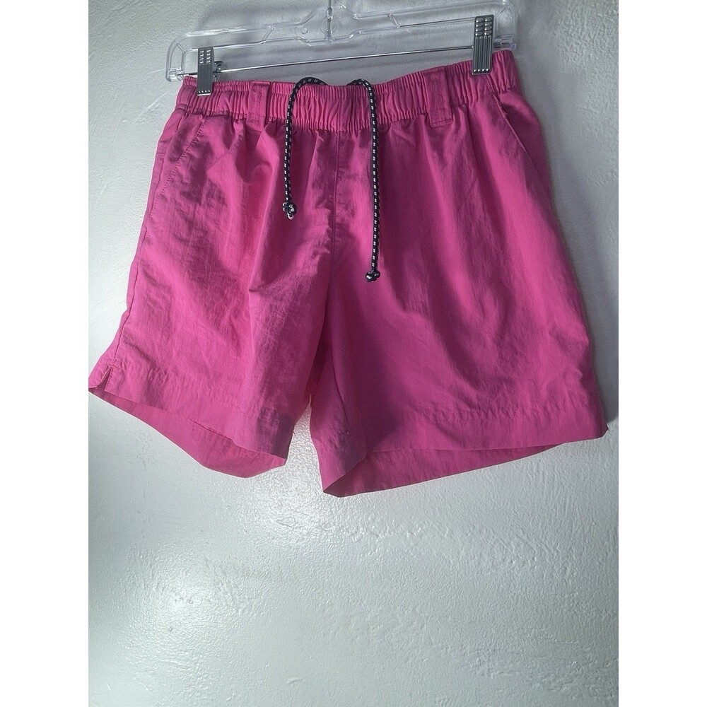 Columbia Women's Hot Pink Athletic Shorts with Contrast Drawstring